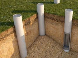 Бурение под сваи